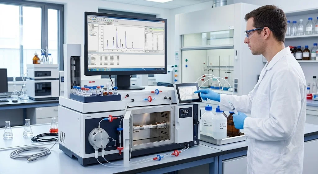 تفسیر نتایج به دست آمده از HPLC