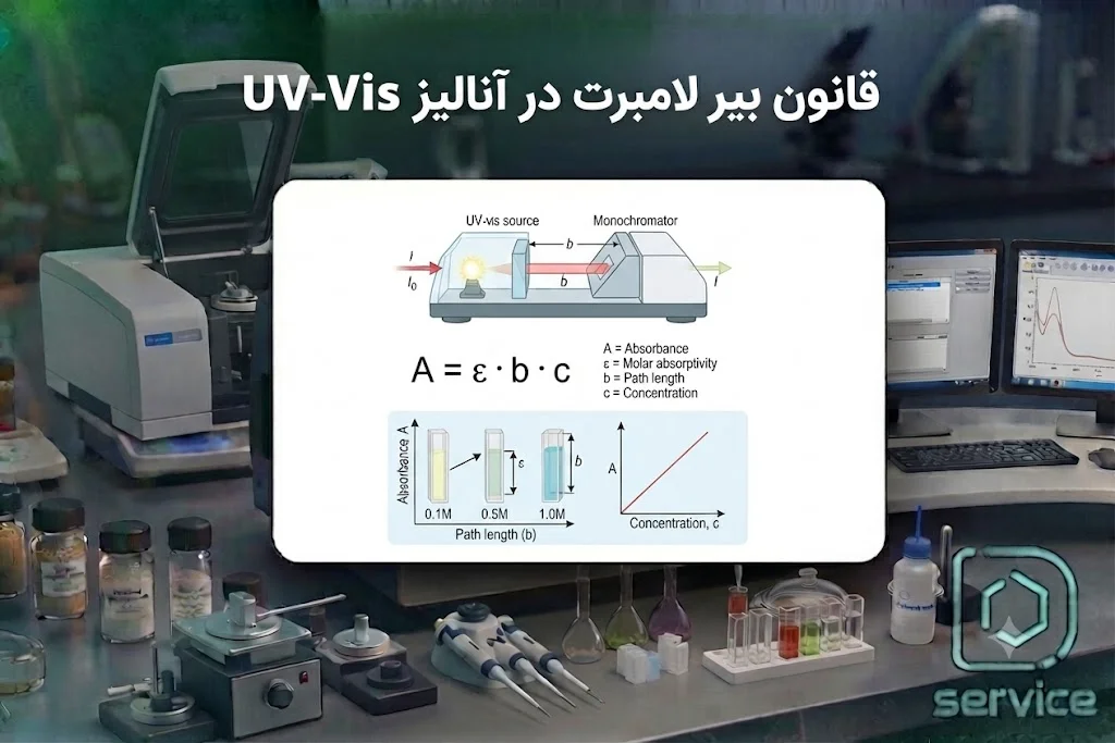 قانون بیر لامبرت در آنالیز UV-Vis