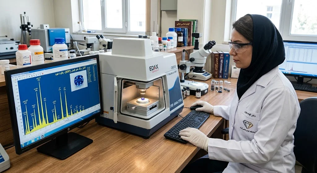 آنالیز سنگ های قیمتی با استفاده از XRF