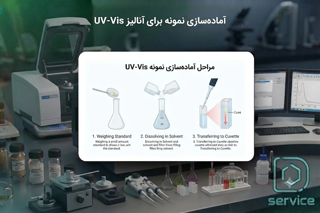آمادهسازی نمونه برای آنالیز UV-Vis چگونه انجام میشود؟